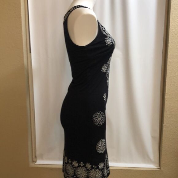 INC little black sleeveless sequin dress - Picture 4 of 6